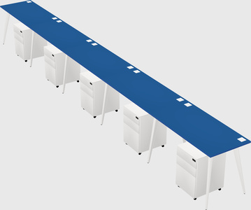 Modern rectangular office desk