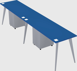 Modern rectangular office desk
