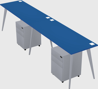 Modern rectangular office desk