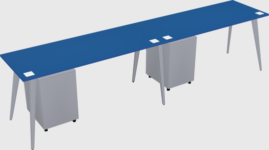 Modern rectangular office desk