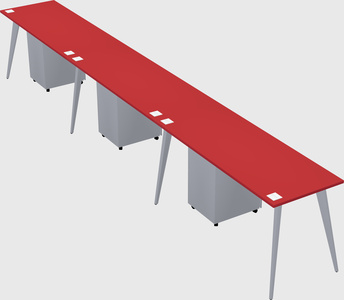Modern rectangular office desk