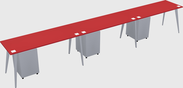 Modern rectangular office desk