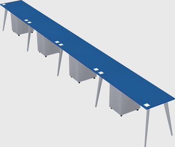 Modern rectangular office desk