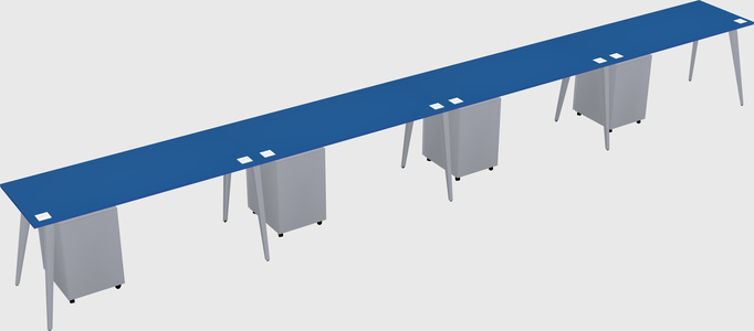 Modern rectangular office desk