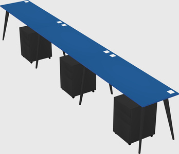 Modern rectangular office desk