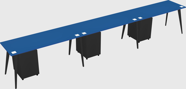 Modern rectangular office desk