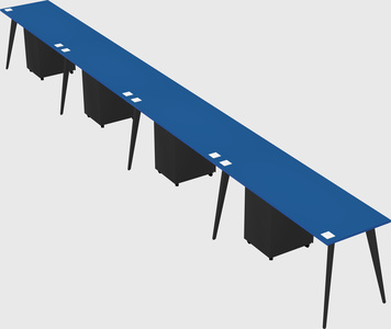Modern rectangular office desk