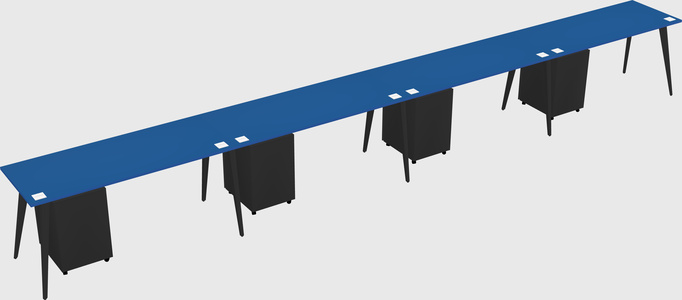 Modern rectangular office desk