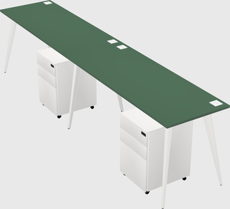 Modern rectangular office desk