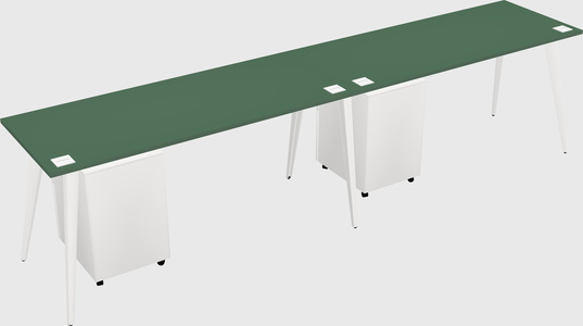 Modern rectangular office desk
