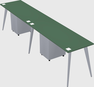 Modern rectangular office desk