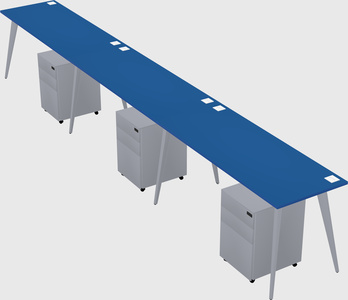 Modern rectangular office desk