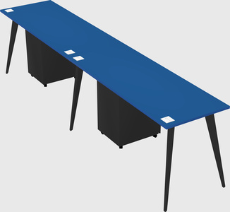 Modern rectangular office desk
