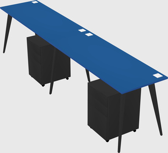Modern rectangular office desk