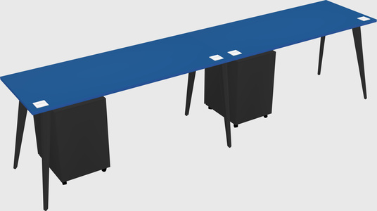 Modern rectangular office desk