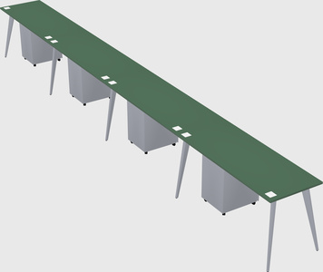 Modern rectangular office desk