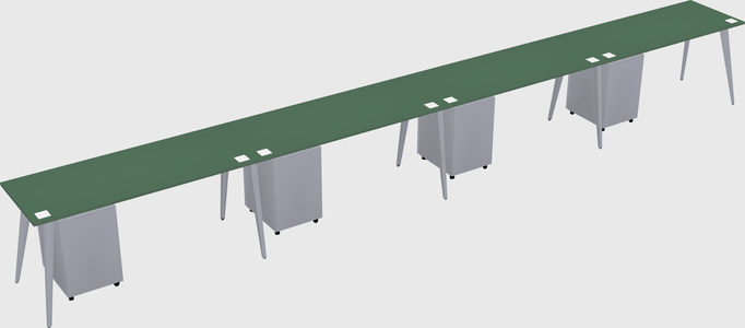 Modern rectangular office desk