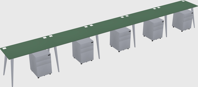 Modern Rectangular Office Desk