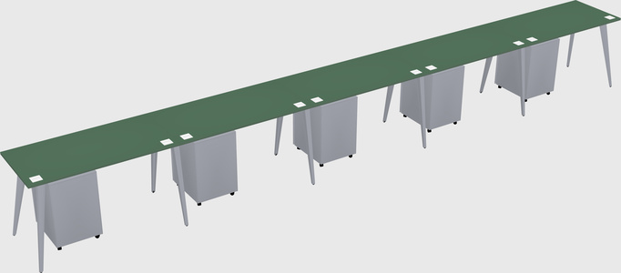 Modern rectangular office desk