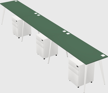 Modern rectangular office desk