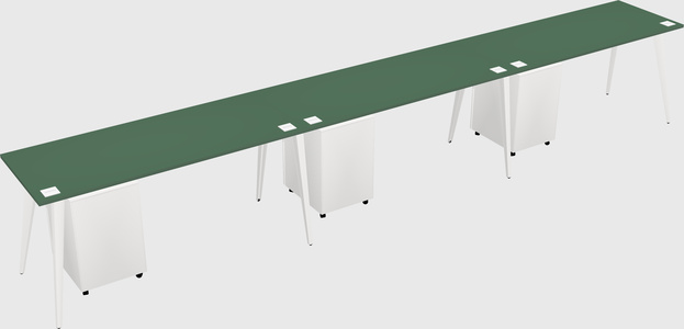 Modern rectangular office desk