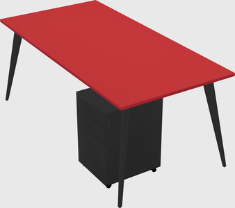 Modern rectangular office desk