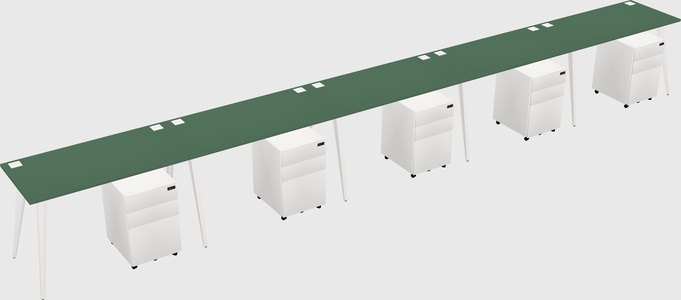 Modern Rectangular Office Desk
