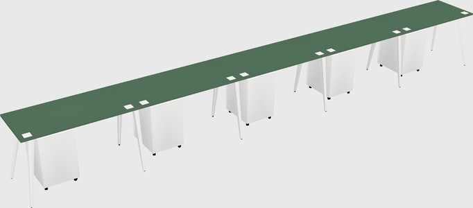 Modern rectangular office desk
