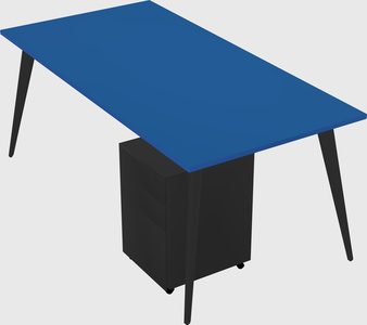 Modern rectangular office desk