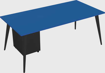 Modern rectangular office desk