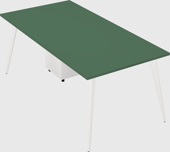 Modern rectangular office desk