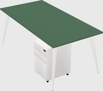 Modern rectangular office desk