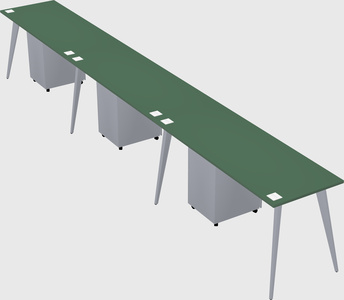 Modern rectangular office desk