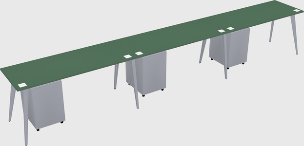 Modern rectangular office desk