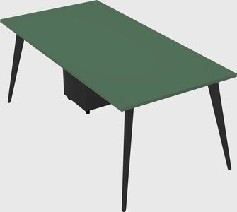 Modern rectangular office desk