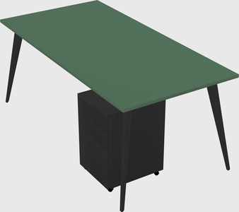 Modern rectangular office desk
