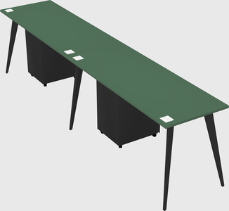 Modern rectangular office desk