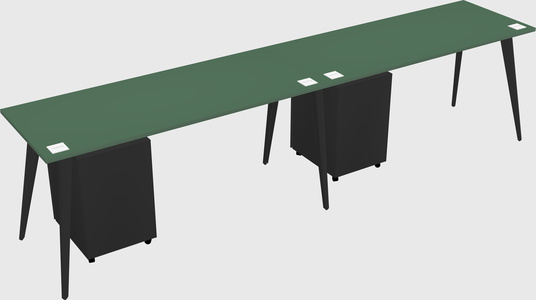 Modern rectangular office desk