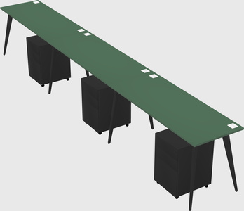 Modern rectangular office desk