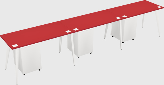 Modern rectangular office desk