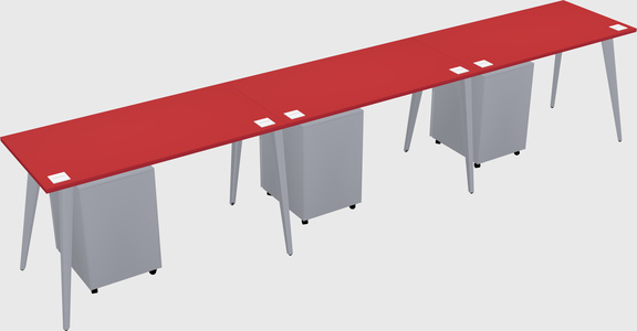Modern rectangular office desk