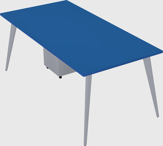 Modern rectangular office desk