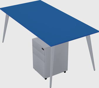 Modern rectangular office desk
