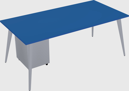 Modern rectangular office desk