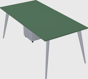 Modern rectangular office desk