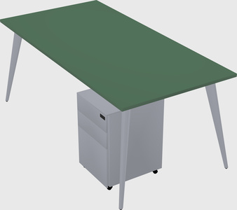 Modern rectangular office desk
