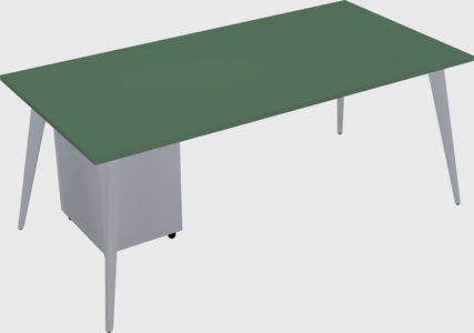 Modern rectangular office desk