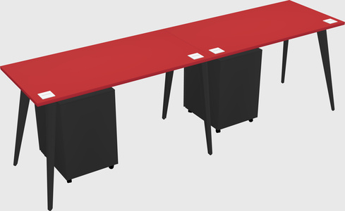 Modern rectangular office desk