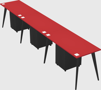 Modern rectangular office desk