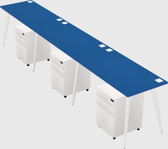 Modern rectangular office desk